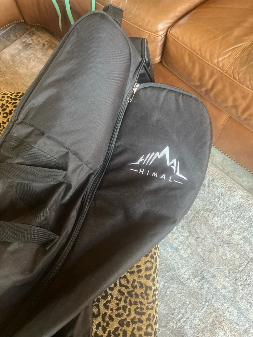 Himal Soft Sided Golf Travel Bag Heavy Duty 600D Polyester with Wheels